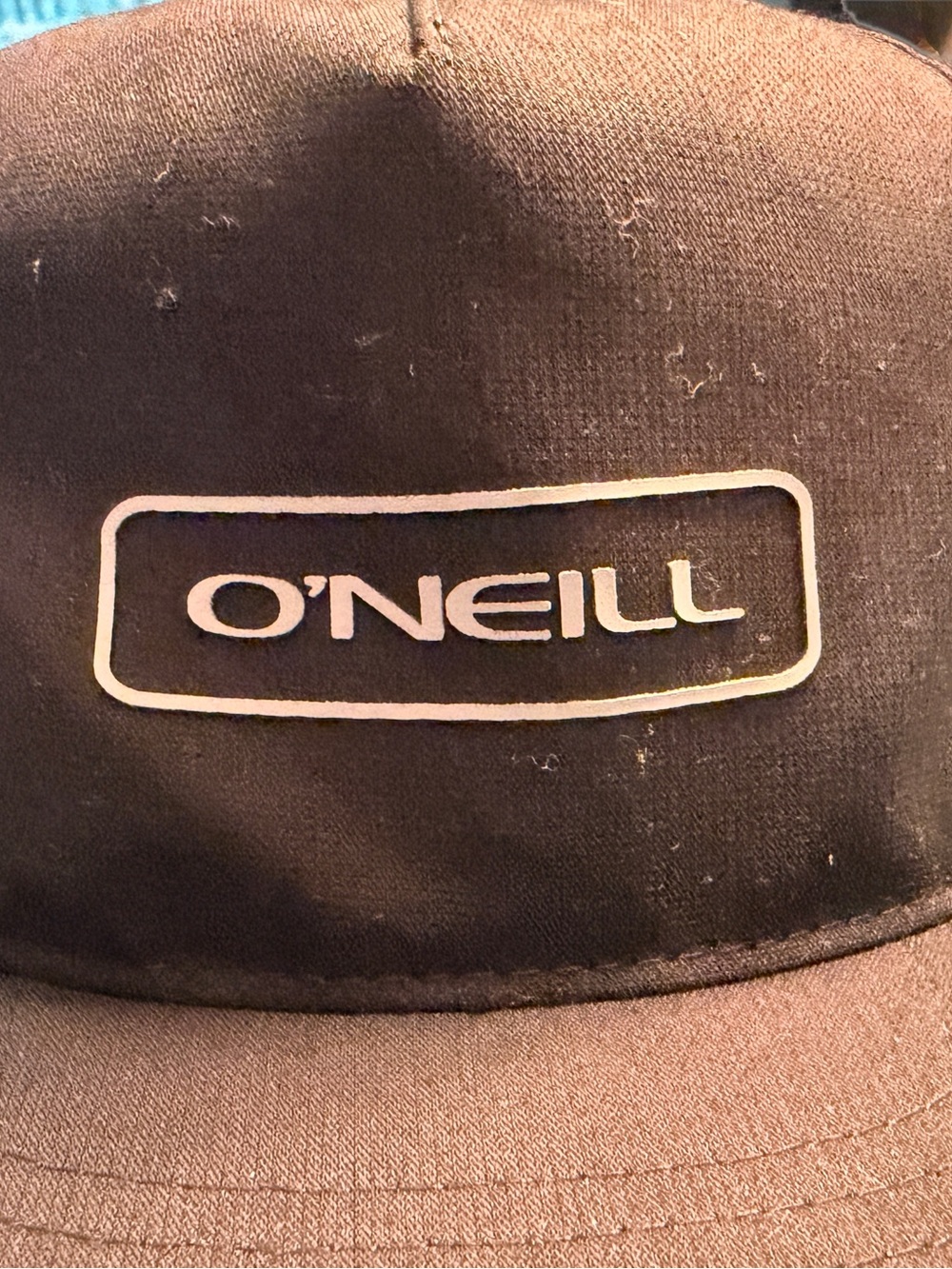 O'Neill Flat Brim Hybrid Captain SnapBack Black Cap with Logo